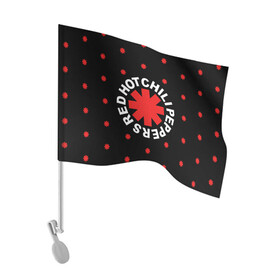 Флаг для автомобиля с принтом Red Hot Chili Peppers , 100% полиэстер | Размер: 30*21 см | chili | cross | hot | logo | music | peppers | red | red hot chili peppers | rhcp | rock | star | symbol | звезда | звездочка | красная | красный | крест | логотип | музыка | перцы | рок | символ | цветок | цветочек | чили