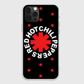 Чехол для iPhone 12 Pro Max с принтом Red Hot Chili Peppers , Силикон |  | chili | cross | hot | logo | music | peppers | red | red hot chili peppers | rhcp | rock | star | symbol | звезда | звездочка | красная | красный | крест | логотип | музыка | перцы | рок | символ | цветок | цветочек | чили