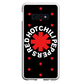 Чехол для Samsung S10E с принтом Red Hot Chili Peppers , Силикон | Область печати: задняя сторона чехла, без боковых панелей | chili | cross | hot | logo | music | peppers | red | red hot chili peppers | rhcp | rock | star | symbol | звезда | звездочка | красная | красный | крест | логотип | музыка | перцы | рок | символ | цветок | цветочек | чили
