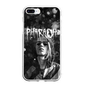 Чехол для iPhone 7Plus/8 Plus матовый с принтом PHARAOH DARK , Силикон | Область печати: задняя сторона чехла, без боковых панелей | dark | dead | dolor | dynasty | hip | hop | pharaoh | phlora | phloyd | phosphor | rap | raper | redrum | russian | skr | tattoo | yungrussia | глеб | голубин | мрачный | репер | русский | рэп | скр | уаджет | фара | фараон | хип | хоп