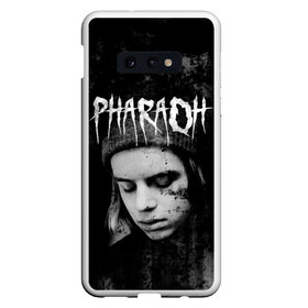 Чехол для Samsung S10E с принтом PHARAOH , Силикон | Область печати: задняя сторона чехла, без боковых панелей | dark | dead | dolor | dynasty | hip | hop | pharaoh | phlora | phloyd | phosphor | rap | raper | redrum | russian | skr | tattoo | yungrussia | глеб | голубин | мрачный | репер | русский | рэп | скр | уаджет | фара | фараон | хип | хоп