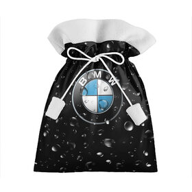 Подарочный 3D мешок с принтом BMW под Дождём , 100% полиэстер | Размер: 29*39 см | auto | bmw | logo | moto | symbol | авто | автомобили | автомобилисту | автомобильная | бмв | гонки | дождь | знак | капли | лого | логотип | марка | машина | машинки | машины | мото | мотоцикл | символ | тачка | тюнинг
