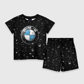 Детский костюм с шортами 3D с принтом BMW под Дождём ,  |  | auto | bmw | logo | moto | symbol | авто | автомобили | автомобилисту | автомобильная | бмв | гонки | дождь | знак | капли | лого | логотип | марка | машина | машинки | машины | мото | мотоцикл | символ | тачка | тюнинг