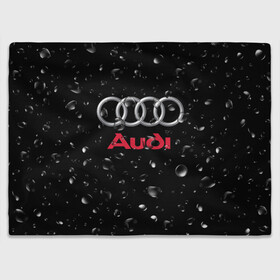 Плед 3D с принтом AUDI под Дождём , 100% полиэстер | закругленные углы, все края обработаны. Ткань не мнется и не растягивается | audi | auto | logo | moto | symbol | авто | автомобили | автомобилисту | автомобильная | ауди | гонки | дождь | знак | капли | лого | логотип | марка | машина | машинки | машины | мото | мотоцикл | символ | тюнинг