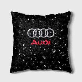 Подушка 3D с принтом AUDI под Дождём , наволочка – 100% полиэстер, наполнитель – холлофайбер (легкий наполнитель, не вызывает аллергию). | состоит из подушки и наволочки. Наволочка на молнии, легко снимается для стирки | Тематика изображения на принте: audi | auto | logo | moto | symbol | авто | автомобили | автомобилисту | автомобильная | ауди | гонки | дождь | знак | капли | лого | логотип | марка | машина | машинки | машины | мото | мотоцикл | символ | тюнинг