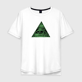 Мужская футболка хлопок Oversize с принтом Freemasonry , 100% хлопок | свободный крой, круглый ворот, “спинка” длиннее передней части | 