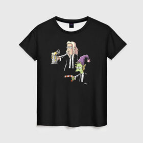 Женская футболка 3D с принтом Disenchantment. Pulp Fiction , 100% полиэфир ( синтетическое хлопкоподобное полотно) | прямой крой, круглый вырез горловины, длина до линии бедер | криминальное чтиво | разочарование | тарантино | эльф