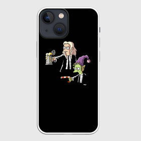 Чехол для iPhone 13 mini с принтом Disenchantment. Pulp Fiction ,  |  | криминальное чтиво | разочарование | тарантино | эльф