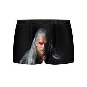 Мужские трусы 3D с принтом The Witcher. Geralt of Rivia , 50% хлопок, 50% полиэстер | классическая посадка, на поясе мягкая тканевая резинка | andrzej | cavill | ciri | cirilla | geralt | henry | netflix | rivia | sapkowski | witcher | yennefer | анджей | ведьмак | генри | геральт | йеннифэр | кавилл | ривия | сапковский | цири | цирилла