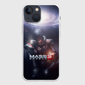 Чехол для iPhone 13 mini с принтом MASS EFFECT 3 ,  |  | amdromeda initiative | andromeda | game | gun | hemet | n7 | rifle | ryder | soldier | space | star | weapon