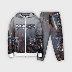 Детский костюм 3D с принтом Mass Effect ,  |  | amdromeda initiative | andromeda | game | gun | hemet | n7 | rifle | ryder | soldier | space | star | weapon