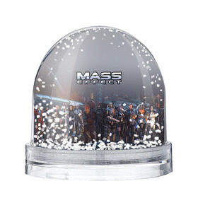 Снежный шар с принтом Mass Effect , Пластик | Изображение внутри шара печатается на глянцевой фотобумаге с двух сторон | amdromeda initiative | andromeda | game | gun | hemet | n7 | rifle | ryder | soldier | space | star | weapon