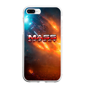 Чехол для iPhone 7Plus/8 Plus матовый с принтом MASS EFFECT , Силикон | Область печати: задняя сторона чехла, без боковых панелей | amdromeda initiative | andromeda | game | gun | hemet | n7 | rifle | ryder | soldier | space | star | weapon