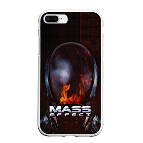 Чехол для iPhone 7Plus/8 Plus матовый с принтом MASS EFFECT , Силикон | Область печати: задняя сторона чехла, без боковых панелей | amdromeda initiative | andromeda | game | gun | hemet | n7 | rifle | ryder | soldier | space | star | weapon