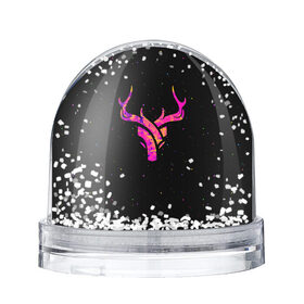 Снежный шар с принтом Deer , Пластик | Изображение внутри шара печатается на глянцевой фотобумаге с двух сторон | deer | minimalism | минимализм | олень