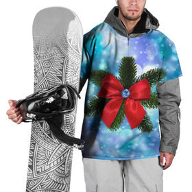 Накидка на куртку 3D с принтом Новогодний бантик , 100% полиэстер |  | Тематика изображения на принте: christmas | cookie | gift | gingerbread | new | present | snow | snowflakes | three | xmas | year | год | ёлка | ель | новый | подарок | пряник | рождество | снег | снежинки | сюрприз