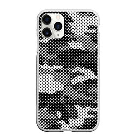 Чехол для iPhone 11 Pro Max матовый с принтом Черный камуфляж , Силикон |  | Тематика изображения на принте: камуфляж | милитари | стиль | тренд | узор