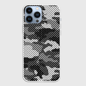 Чехол для iPhone 13 Pro Max с принтом Черный камуфляж ,  |  | камуфляж | милитари | стиль | тренд | узор