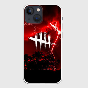 Чехол для iPhone 13 mini с принтом DEAD BY DAYLIGHT ,  |  | dead by daylight | game | hillbilly | maniacs | trapper | wraith | деревенщина | мертвые днем | охотник | призрак