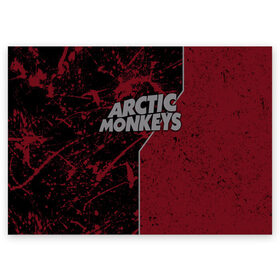 Поздравительная открытка с принтом Arctic Monkeys , 100% бумага | плотность бумаги 280 г/м2, матовая, на обратной стороне линовка и место для марки
 | британская | гараж | группа | инди рок | метал | ню | постпанк | психоделический | рок | хай грин | электроник