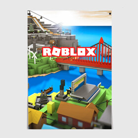 Постер с принтом ROBLOX , 100% бумага
 | бумага, плотность 150 мг. Матовая, но за счет высокого коэффициента гладкости имеет небольшой блеск и дает на свету блики, но в отличии от глянцевой бумаги не покрыта лаком | block | lego | logo | minecraft | online | oof | quest | roblocks | roblockx | roblox | studio | блок | блоки | голова | игра | игры | квест | лего | лицо | лого | логотип | майнкрафт | онлайн | роблокс | символ | студия