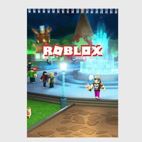Скетчбук с принтом ROBLOX , 100% бумага
 | 48 листов, плотность листов — 100 г/м2, плотность картонной обложки — 250 г/м2. Листы скреплены сверху удобной пружинной спиралью | block | lego | logo | minecraft | online | oof | quest | roblocks | roblockx | roblox | studio | блок | блоки | голова | игра | игры | квест | лего | лицо | лого | логотип | майнкрафт | онлайн | роблокс | символ | студия