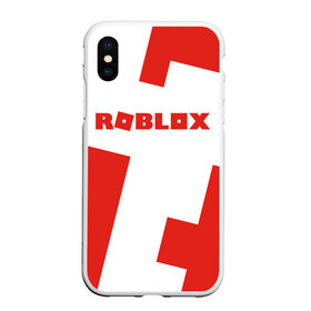 Чехол для iPhone XS Max матовый с принтом ROBLOX Red , Силикон | Область печати: задняя сторона чехла, без боковых панелей | Тематика изображения на принте: block | lego | logo | minecraft | online | oof | quest | roblocks | roblockx | roblox | studio | блок | блоки | голова | игра | игры | квест | лего | лицо | лого | логотип | майнкрафт | онлайн | роблокс | символ | студия