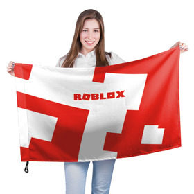 Флаг 3D с принтом ROBLOX Red , 100% полиэстер | плотность ткани — 95 г/м2, размер — 67 х 109 см. Принт наносится с одной стороны | block | lego | logo | minecraft | online | oof | quest | roblocks | roblockx | roblox | studio | блок | блоки | голова | игра | игры | квест | лего | лицо | лого | логотип | майнкрафт | онлайн | роблокс | символ | студия