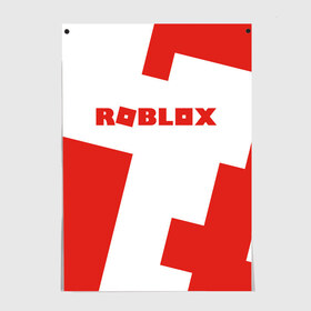 Постер с принтом ROBLOX Red , 100% бумага
 | бумага, плотность 150 мг. Матовая, но за счет высокого коэффициента гладкости имеет небольшой блеск и дает на свету блики, но в отличии от глянцевой бумаги не покрыта лаком | block | lego | logo | minecraft | online | oof | quest | roblocks | roblockx | roblox | studio | блок | блоки | голова | игра | игры | квест | лего | лицо | лого | логотип | майнкрафт | онлайн | роблокс | символ | студия