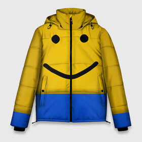 Мужская зимняя куртка 3D с принтом ROBLOX NOOB Face , верх — 100% полиэстер; подкладка — 100% полиэстер; утеплитель — 100% полиэстер | длина ниже бедра, свободный силуэт Оверсайз. Есть воротник-стойка, отстегивающийся капюшон и ветрозащитная планка. 

Боковые карманы с листочкой на кнопках и внутренний карман на молнии. | Тематика изображения на принте: lego | logo | meme | memes | minecraft | oof | quest | roblocks | roblockx | roblox | studio | блок | блоки | голова | игра | игры | квест | лего | лицо | лого | логотип | майнкрафт | мем | мемы | онлайн | роблокс | студия