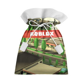 Подарочный 3D мешок с принтом ROBLOX City , 100% полиэстер | Размер: 29*39 см | Тематика изображения на принте: lego | logo | meme | memes | minecraft | oof | quest | roblocks | roblockx | roblox | studio | блок | блоки | голова | игра | игры | квест | лего | лицо | лого | логотип | майнкрафт | мем | мемы | онлайн | роблокс | студия