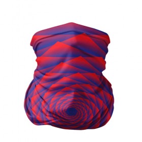 Бандана-труба 3D с принтом Абстрактный туннель , 100% полиэстер, ткань с особыми свойствами — Activecool | плотность 150‒180 г/м2; хорошо тянется, но сохраняет форму | Тематика изображения на принте: 