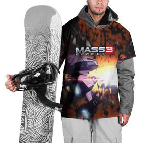 Накидка на куртку 3D с принтом MASS EFFECT , 100% полиэстер |  | amdromeda initiative | andromeda | game | gun | hemet | n7 | rifle | ryder | soldier | space | star | weapon