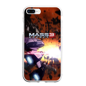 Чехол для iPhone 7Plus/8 Plus матовый с принтом MASS EFFECT , Силикон | Область печати: задняя сторона чехла, без боковых панелей | amdromeda initiative | andromeda | game | gun | hemet | n7 | rifle | ryder | soldier | space | star | weapon