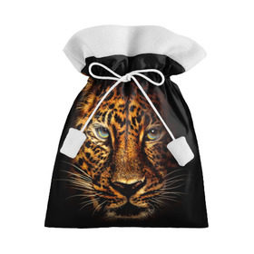 Подарочный 3D мешок с принтом Ягуар , 100% полиэстер | Размер: 29*39 см | Тематика изображения на принте: гепард | кошка | леопард | охотник | тигр | хищник | ягуар