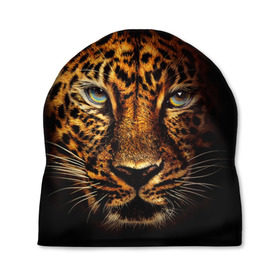 Шапка 3D с принтом Ягуар , 100% полиэстер | универсальный размер, печать по всей поверхности изделия | гепард | кошка | леопард | охотник | тигр | хищник | ягуар
