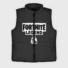 Мужской жилет утепленный 3D с принтом FORTNITE LEGEND. ,  |  | fnchap2 | fortnite | fortnite 2 | fortnite x | marshmello | ninja | ninja hyper streamer | ninja streamer | streamer | tyler blevins | маршмелло | ниндзя | фортнайт | фортнайт 2 | фортнайт глава 2