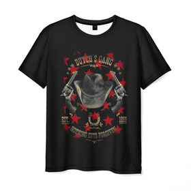 Мужская футболка 3D с принтом Red Dead Redemption , 100% полиэфир | прямой крой, круглый вырез горловины, длина до линии бедер | dead | gamer | john | marston | rdr | red | redemption | rockstar | shooter | western | вестерн | джон | марстон | шутер