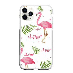 Чехол для iPhone 11 Pro матовый с принтом Lil Peep pink flamingo , Силикон |  | benz truck | girls. pink | gustav hr | hip hop | lil | lil peep | peep | rap | лил | лилпип | листья | пальма | пальмы | пип | розовый | рэп | фламинго | хип хоп | эмо | эмо реп