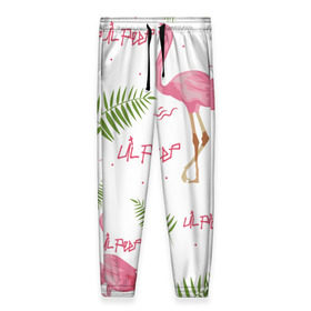 Женские брюки 3D с принтом Lil Peep pink flamingo , полиэстер 100% | прямой крой, два кармана без застежек по бокам, с мягкой трикотажной резинкой на поясе и по низу штанин. В поясе для дополнительного комфорта — широкие завязки | benz truck | girls. pink | gustav hr | hip hop | lil | lil peep | peep | rap | лил | лилпип | листья | пальма | пальмы | пип | розовый | рэп | фламинго | хип хоп | эмо | эмо реп