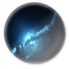 Значок с принтом ATLANTIS NEBULA ,  металл | круглая форма, металлическая застежка в виде булавки | Тематика изображения на принте: galaxy | nebula | space | star | абстракция | вселенная | галактика | звезда | звезды | космический | планеты