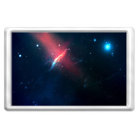 Магнит 45*70 с принтом Космическое сияние , Пластик | Размер: 78*52 мм; Размер печати: 70*45 | galaxy | nebula | space | star | абстракция | вселенная | галактика | звезда | звезды | космический | планеты