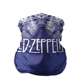 Бандана-труба 3D с принтом Новогодний Led Zeppelin , 100% полиэстер, ткань с особыми свойствами — Activecool | плотность 150‒180 г/м2; хорошо тянется, но сохраняет форму | 