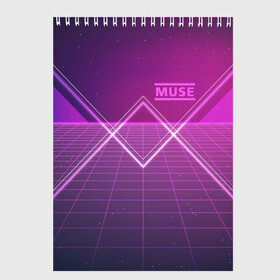 Скетчбук с принтом Muse Simulation Theory , 100% бумага
 | 48 листов, плотность листов — 100 г/м2, плотность картонной обложки — 250 г/м2. Листы скреплены сверху удобной пружинной спиралью | Тематика изображения на принте: alternative | music | retro | rock | simulation | theory | альбом | альтернатива | альтернативная | беллами | музыка | мьюз | мэтью | ретро | рок