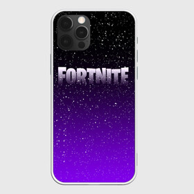 Чехол для iPhone 12 Pro с принтом FORTNITE SPACE , силикон | область печати: задняя сторона чехла, без боковых панелей | 2019 | armor | armour | cybersport | esport | fortnite | game | llama | logo | броня | игра | киберспорт | лама | симулятор строительства | строительство | фиолетовый | фирменные цвета | фортнайт