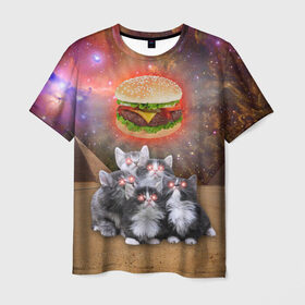 Мужская футболка 3D с принтом Египетские Коты , 100% полиэфир | прямой крой, круглый вырез горловины, длина до линии бедер | Тематика изображения на принте: cat | cosmos | egypt | fast | fastfood | food | meme | party | space | вечеринка | египет | еда | иллюминаты | космос | кошак | кошка | масоны | мем | песок | пирамиды | пицца | пустыня | фастфуд