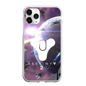 Чехол для iPhone 11 Pro матовый с принтом DESTINY 2 , Силикон |  | action | destiny | destiny 2 | fantasy | game | hunter | online | titan | traveller | warlock | игры | космос | шутер