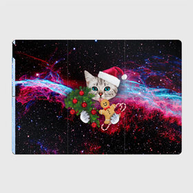 Магнитный плакат 3Х2 с принтом astro cat , Полимерный материал с магнитным слоем | 6 деталей размером 9*9 см | Тематика изображения на принте: art | cat | new year | pizza | space | абстракция | еда | ёлка | звезды | киса | космос | кот | кот в космосе | кот с едой | котенок | котик | кошка | новый год | пицца | праздник | рождество | шапка