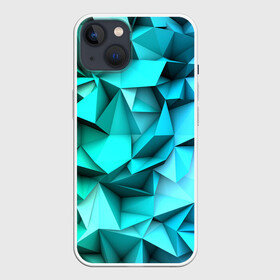 Чехол для iPhone 13 с принтом abstraction geometry ,  |  | abstraction | geometry | polygon | абстракция | геометрия | грань | краски | кубик | кубики | линии | мозаика | полигоны | разноцветные | ребро | текстура | тени | узор