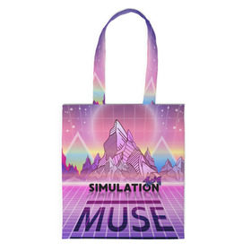 Сумка 3D повседневная с принтом Simulation Theory. Muse , 100% полиэстер | Плотность: 200 г/м2; Размер: 34×35 см; Высота лямок: 30 см | matthew bellamy | muse | simulation theory | мьюз | мэт бэллами | мэтью беллами